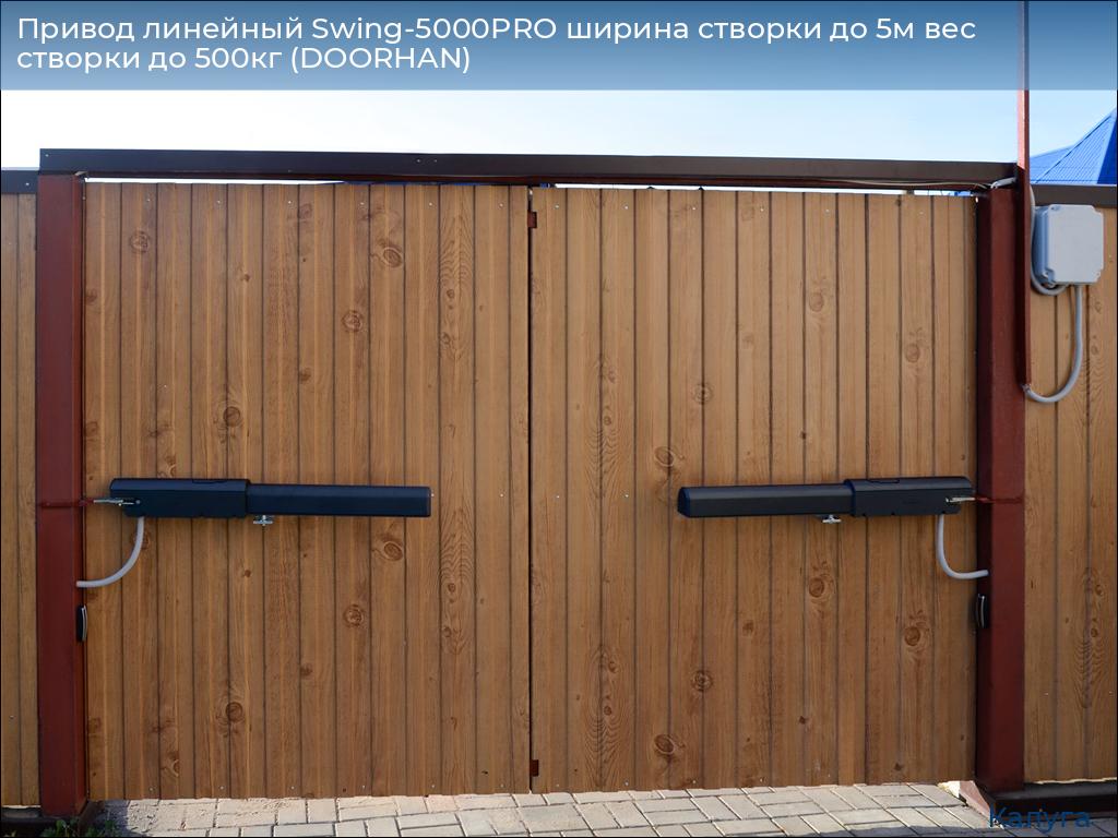 Привод линейный Swing-5000PRO ширина cтворки до 5м вес створки до 500кг (DOORHAN), kaluga.doorhan.ru