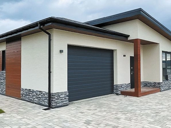 Секционные ворота 2500х2200 мм антрацитовые DoorHan RSD02, kaluga.doorhan.ru